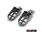 Krator® MX Foot Pegs Motocross Dirt Bike Footrests L R For 2000 Suzuki RM80