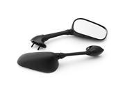 Krator® Black Replacement Motorcycle Mirrors Left Right For 2003 Yamaha YZF R6