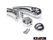 Krator® Custom Chrome Motorcycle 1 Handlebar 4.5 Risers For Harley Davidson Road King Fuel Injected