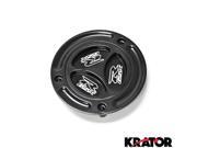 Krator® Black Keyless Gas Cap Logo Twist Off Fuel Tank Cap For 2004 2009 Suzuki GSXR750