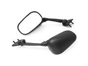 Krator® Black Replacement Motorcycle Mirrors Left Right For 2009 Yamaha YZF R1