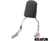 Krator® Sissy Bar Backrest Motorcycle Passenger Seat Pad For 2000 2003 Honda Magna 750 VF750