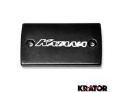 Krator® Motorcycle Fluid Black Reservoir Cap Logo Engraved For 1989 2007 Suzuki Katana 600