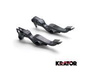 Krator® Black Clutch Brake Flame Hand Levers Controls For 1996 2007 Harley Davidson FLHR Ultra Models