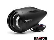 Krator® 4 3 4 Black Round Motorcycle Classic Headlight For Harley Davidson Dyna Glide Fat Bob Street Bob