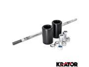 Krator® No Cut Frame Sliders Motorcycle Fairing Protectors For 2005 2008 Ducati Monster S2 S4 S4R 400 600 600SS