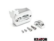 Krator® Front Brake Fluid Cap Chrome Billet Reservoir Cap For 2012 2013 Yamaha V Star 950
