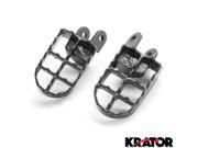Krator® MX Foot Pegs Motocross Dirt Bike Footrests L R For 1999 2000 Kawasaki KLX300R