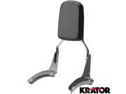 Krator® Sissy Bar Backrest Motorcycle Passenger Seat Pad For Honda Shadow Aero 1100