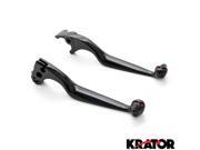 Krator® Black Clutch Brake Skeleton Skull Hand Levers For 2003 2010 Honda VTX1300 all models