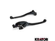 Krator® Brake Clutch Hand Lever Black Replacement Set For 2003 2008 Honda VTX1300
