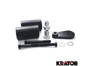 Krator® No Cut Frame Sliders Motorcycle Fairing Protectors For 2006 2009 Yamaha YZF R6S