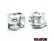 Krator® Honda 2002 2007 Honda VTX 1800 Models C R S F N Custom Chrome Handlebar Switch Housing Cover Kit