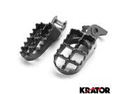 Krator® MX Foot Pegs Motocross Dirt Bike Footrests L R For 1993 1994 Honda CR125R