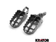 Krator® MX Foot Pegs Motocross Dirt Bike Footrests L R For 2005 2013 Honda CRF450X