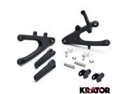 Krator® Frame Fitting Stay Footrests Step Bracket Assembly For Yamaha YZF R1 2004 Front