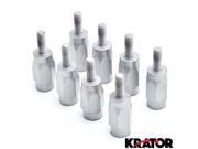 Krator® 3 Wheel Stud Spacer Bolts 8mm x 1.25 2xWheels For Kawasaki KFX 50
