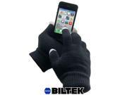 Biltek® Black Magic Touch Screen Gloves Hand Warmer Unisex for iPhone 4 4S 5 SmartPhones Android Tablets GPS Touchscreen Texting Mittens iGlove