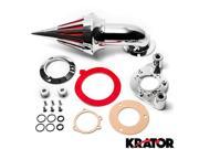 Krator® Chrome Spike Air Cleaner Intake Filter For 2000 2006 Harley Davidson XL Models Sportster