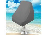 NEH® Boat Seat Cover Helm Helmsman Bucket Single Seat Storage Cover 21 L x 24 W x 24 H Gray Heavy Duty Water Mildew and UV Resistant Thick Polyester F