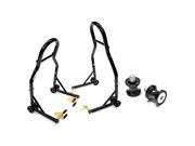 Venom Motorcycle Front+Rear Dual Lift Stand - w/ Spools For Kawasaki ZX1000 Ninja ZX-10R 2011-2012 Venom Motorcycle Front+Rear Dual Lift Stand - w/ Spools For Kawasaki ZX1000 Ninja ZX-10R 2011-2012