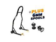 Venom Motorcycle Rear Swingarm Lift Stand - w/ Spools For Yamaha R6S YZF-R6S 2006-2009 Venom Motorcycle Rear Swingarm Lift Stand - w/ Spools For Yamaha R6S YZF-R6S 2006-2009