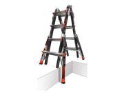 Fiberglass M17 Little Giant Dark Horse Ladder w Ratchet Levelers 15147 801