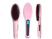 Bestidy Hair Brush Straightener Pink Ship From US