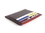 Cowhide Genuine Leather ID Credit Card Holders Case Changes Purse Business Card Holder