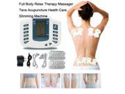 Electrical Stimulator Full Body Relax Muscle Therapy Massager Pulse Tens Acupuncture 16 Pads