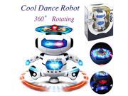 Great Gift for Christmas 360° Rotation Electric Space Dancing Robot with Light Music