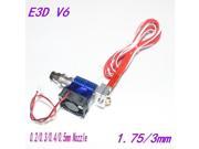 E3D V6 3D Printer J head Hotend with Single Cooling Fan for 1.75mm Direct Filament Wade Extruder 0.2 0.3 0.4 0.5mm Nozzle