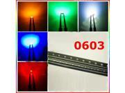 5000pcs lot 5 Colors SMD 0603 Led Ultra Bright Red Green Blue Yellow White Water Clear LED Light Diode