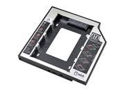 Universal Aluminum Plastic For Laptop CD ROM OptiBay 2nd HDD Caddy 12.7mm SATA 3.0 2.5 SSD DVD Hard Disk Case Enclosure