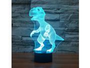3D Atmosphere lamp 7 Color Changing Visual illusion LED Decor Lamp Dinosaur Home Table Decoration for Child Gift
