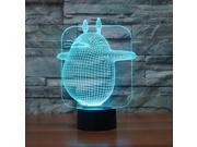 3286 3D Totoro LED Lamp Atmosphere lamp 7 Color Changing Visual illusion LED Decor Lamp