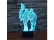 3D Atmosphere lamp 7 Color Changing Visual illusion LED Decor Lamp Camel Home Table Decoration for Child Gift