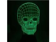 3D Atmosphere lamp 7 Color Changing Visual illusion LED Decor Lamp Skull 3 Home Table Decoration for Child Gift