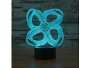 3D Atmosphere lamp 7 Color Changing Visual illusion LED Decor Lamp Abstraction 8 Home Table Decoration for Child Gift