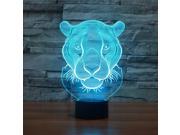3220 3D Lion Leo LEONARD LED Lamp Atmosphere lamp 7 Color Changing Visual illusion LED Decor Lamp