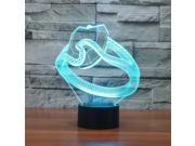 3316 Valentine Diamond Gift 3D Atmosphere lamp 7 Color Changing Visual illusion LED Decor Lamp