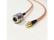 High quality low attenuation N Female Jack Connector Switch SMA Female Jack Connector RG142 50CM 20 Adapter