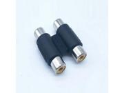 10pcs 2AV adapter 2female to 2female RCA 2 straight 2AV female video audio Connector 10pcs 2AV adapter 2female to 2female RCA 2 straight 2AV female video audio Connector