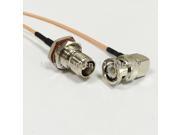 New TNC Female Jack Connector Switch BNC Male Plug Right Angle Connector RG316 Wholesale Fast Ship 15CM 6 Adapter