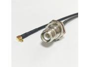 New RP TNC Female Jack nut Connector Switch MMCX Male Plug Right Angle Connector RG174 Cable 20CM 8 Adapter Wholesale Fast Ship