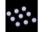 20pcs plastic toy gears Spindle gear 0.5 modulus 12 tooth