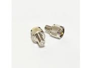 1pc NEW UHF Male Plug to F Female Jack RF Coax Adapter convertor Straight Nickelplated wholesale