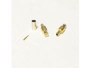 1pc New RF MCX Male Plug Connector With Crimp For RG316 RG174 LMR100 Straight Goldplated Wholesale