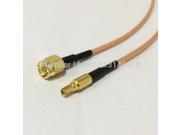 New SMA Male plug Connector To CRC9 Male plug Connector RG316 Coaxial Cable Pigtail 15CM 6 Adapter