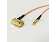 New SMA Male Plug Right Angle Connector Switch MCX Male Plug Connector RG316 Wholesale Fast Ship 15CM 6 Adapter
